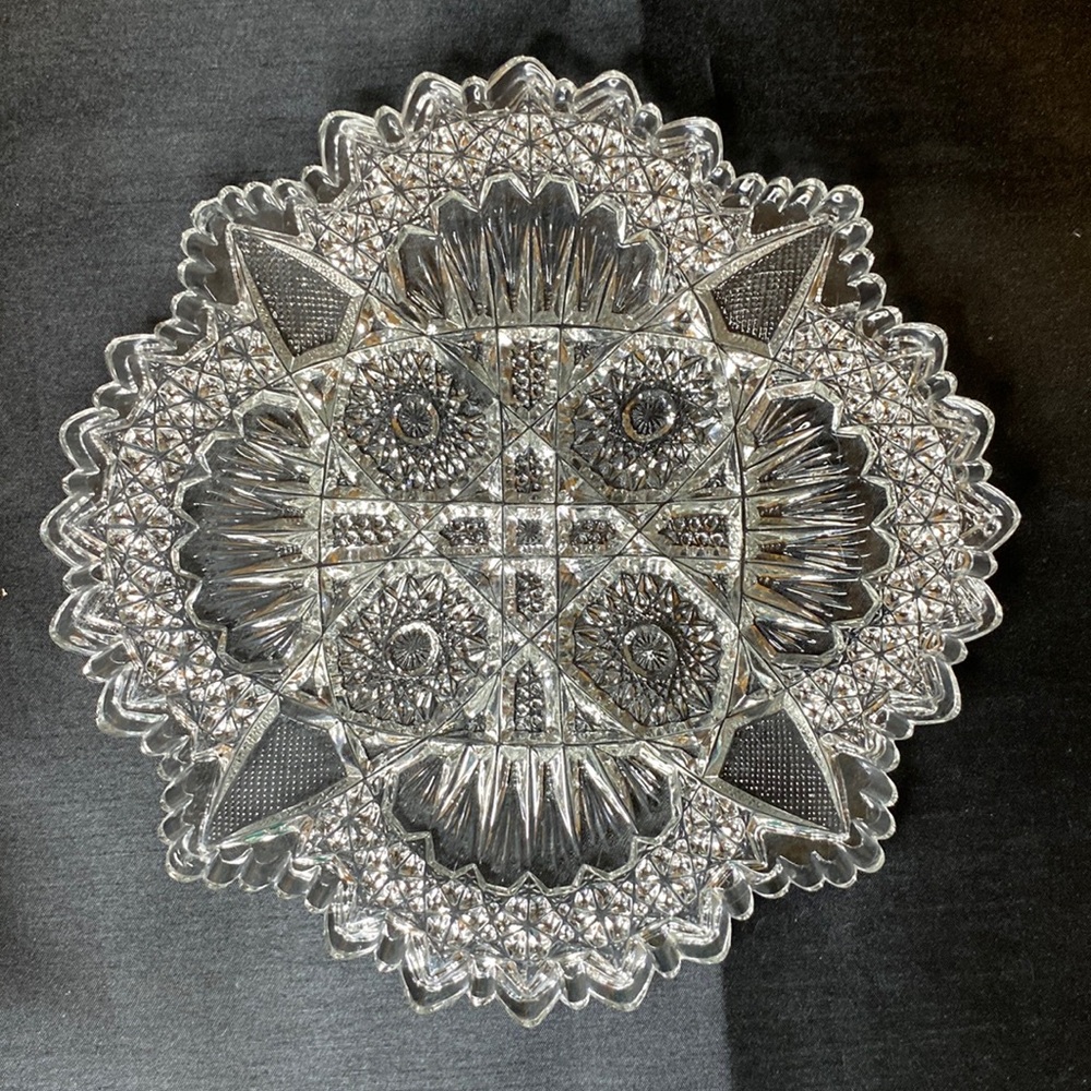 Antique EAPG Bonbon Plate